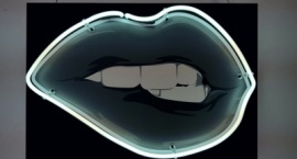 "Mouth" custom neon sign
