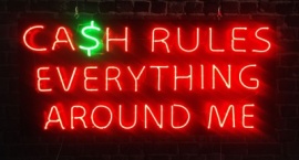 "C.R.E.A.M." Custom neon sign 