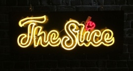 "The Slice" Custom neon sign
